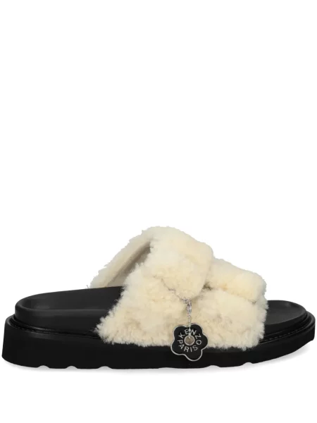 Pantofle Kenzo bílé