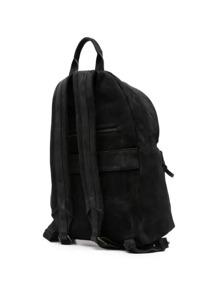 Rucsac Officine Creative din piele de căprioară negru