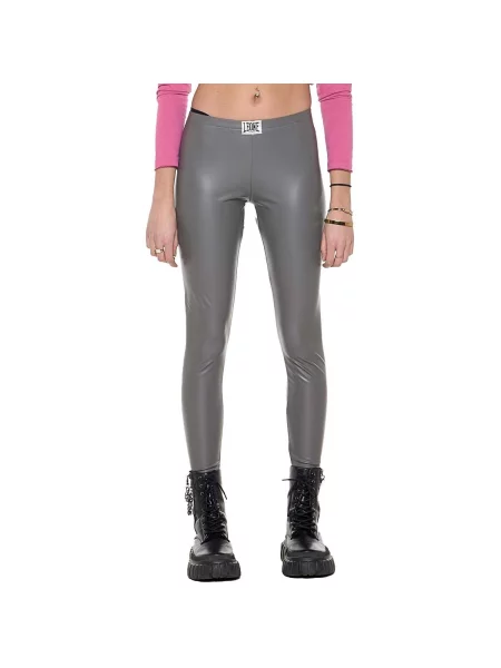 Leggings Leone 1947 cu perle din piele