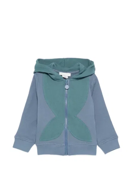 Bluza z kapturem dziecięca Stella Mccartney niebieska
