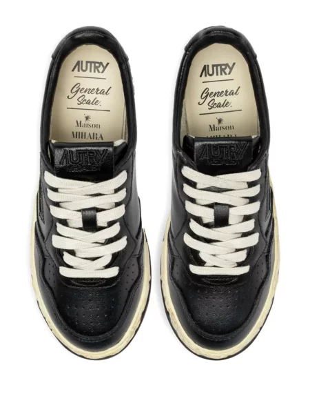 Sneakerși Autry din piele negru