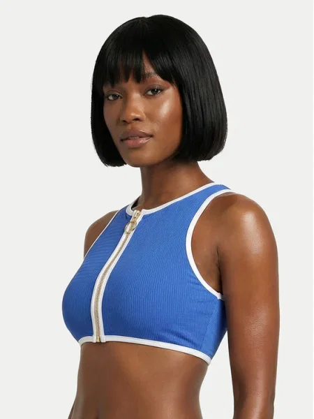 Seafolly Bikini partea de sus Beach Bound albastru