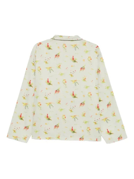Cămașă Undercover cu model floral verde