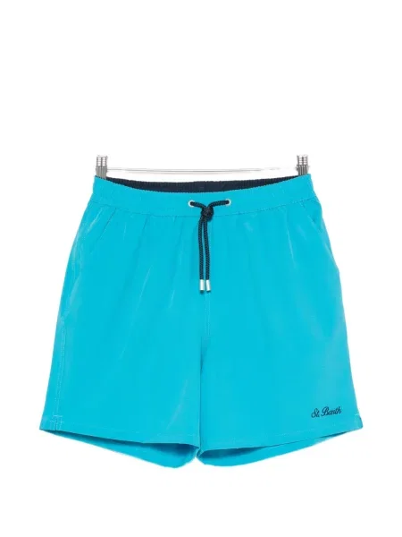 Slip de baie Mc2 Saint Barth cu broderie albastru
