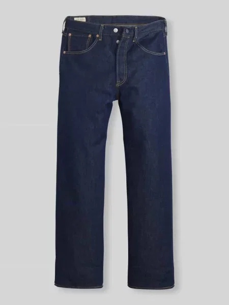 Jeans o kroju loose fit z czystej bawełny model LOOSE' Levi's granatowe