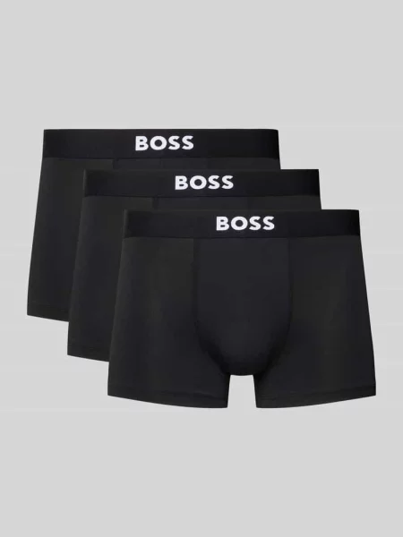 Bokserki Boss z logo czarne