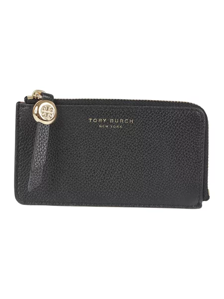 Portfel Tory Burch skórzany czarny