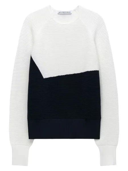 Adolfo Dominguez Pulover ecru / marin albastru