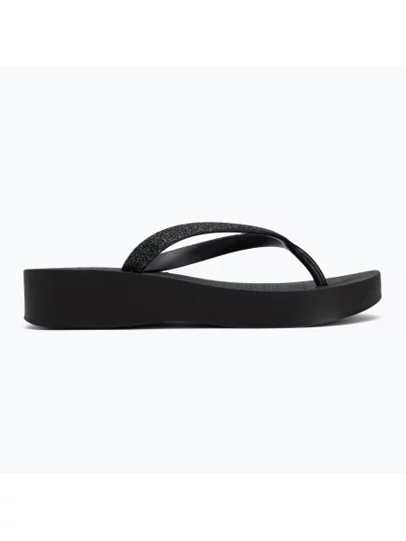 Japonki Ipanema Mesh Chic Plat czarne