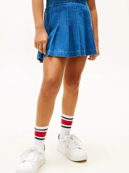 Tommy Hilfiger Dječja traper suknja plava