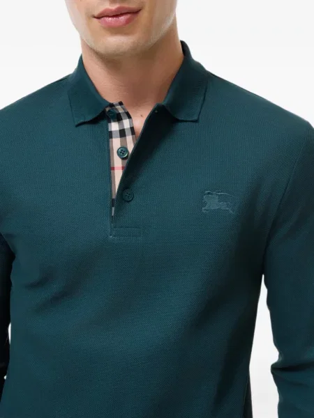 Tricou polo Burberry verde