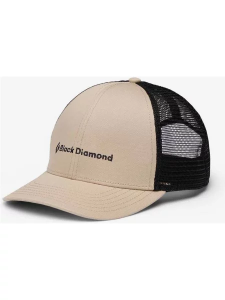 Czapka z daszkiem Black Diamond BD Trucker beżowo-czarna czarna