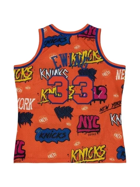 Cămașă Mitchell & Ness portocaliu