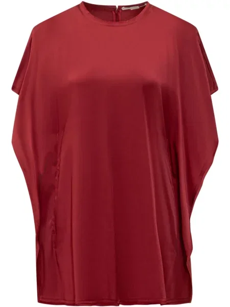 Rochie mini Stella Mccartney din jerseu de costum roșu