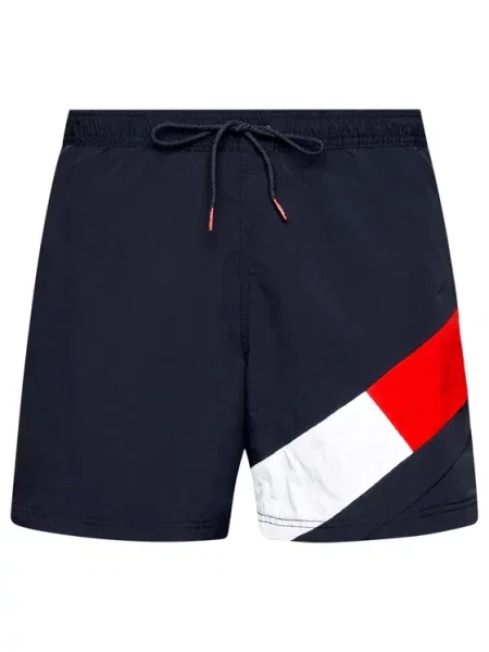 Tommy Hilfiger Underwear Plavecké šortky marine modrá / červená bílá