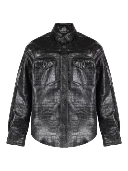 Geanta de piele Vetements negru