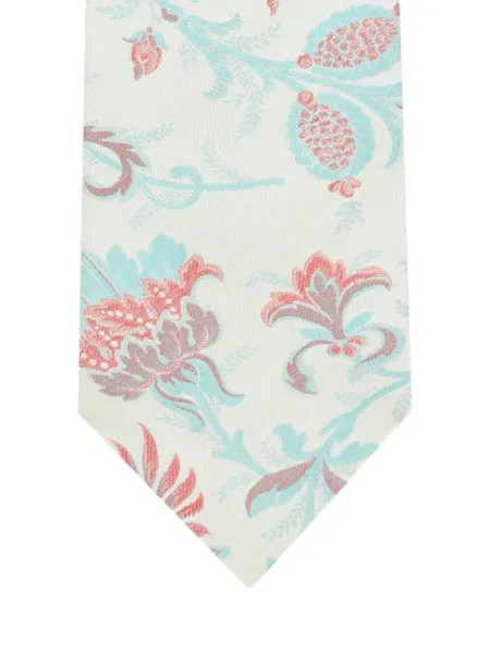 Cravată Etro cu model floral din jacard