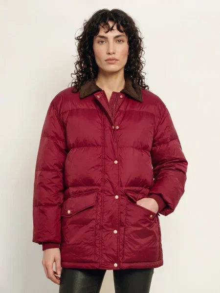 Inwear Péřové Bundy Halifaxiw tmavě / tmavě hnědá červená