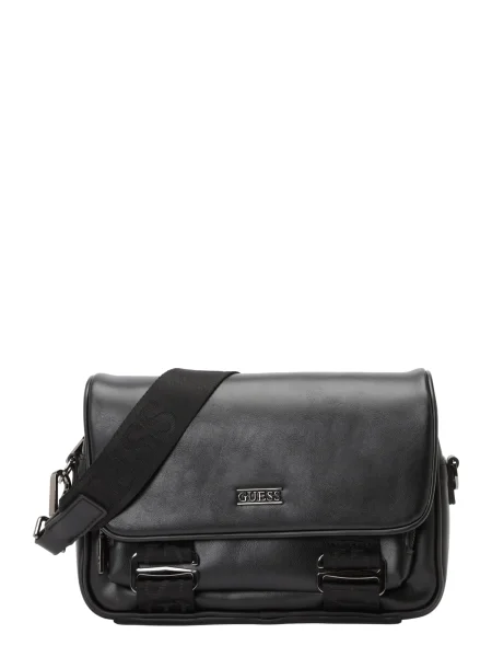GUESS Torba za čez ramo BOSTON MESSENGER' črna
