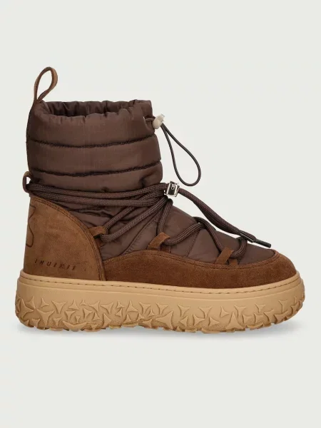 Inuikii Technical Suede snehule dámske hnedá