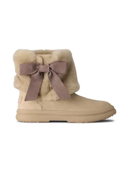 UGG W Apres City Boot snehule dámske semišové béžová
