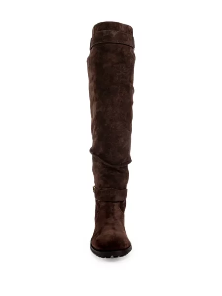 Botine Jimmy Choo cu cataramă maro