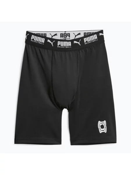 Basketbalové šortky PUMA Hoops Team Baselayer puma black bílé