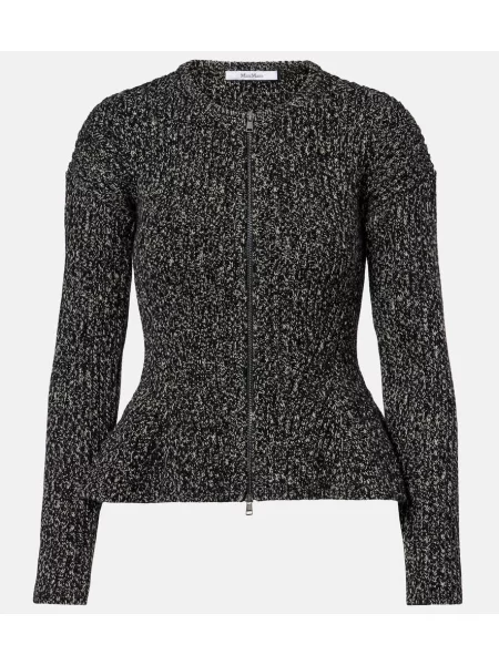 Cardigan Max Mara de lână alb