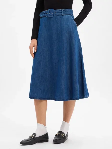 More & More Dżinsowa spódnica Kobiety jednolity 34 niebieski