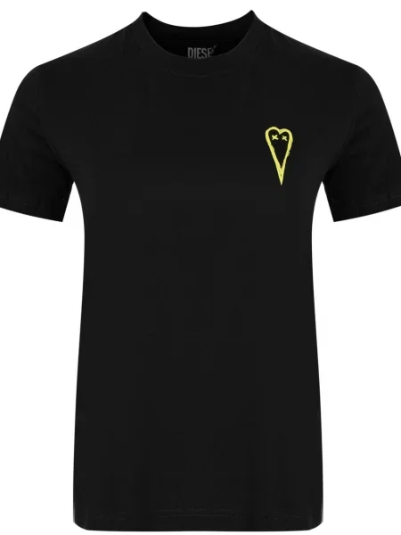 Hoodie Diesel s kapuco črna