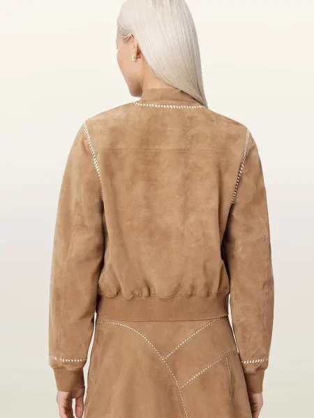 Bomber bunda Allsaints béžová