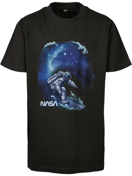 Mister Tee Tricou NASA albastru / negru alb