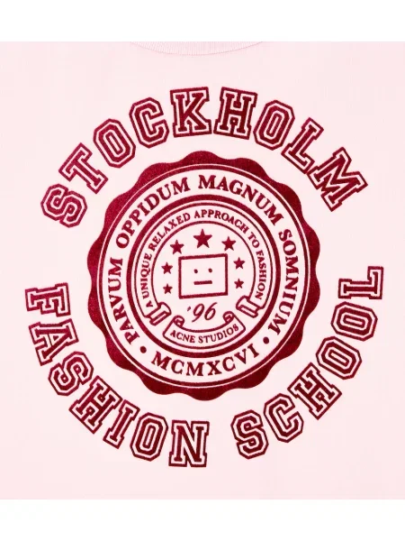 Μπλούζα Acne Studios ροζ
