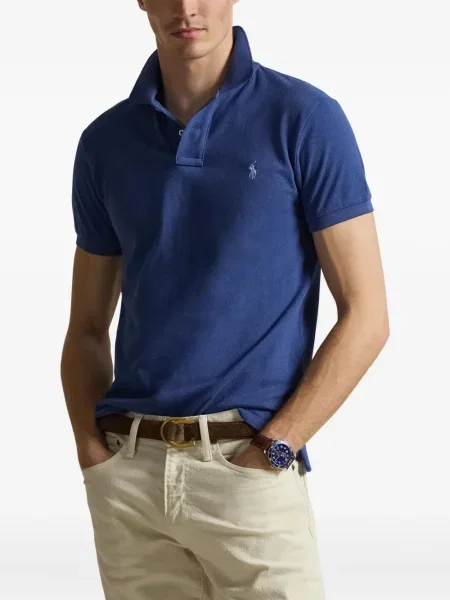 Șapcă Polo Ralph Lauren cu broderie din țesătură twill în carouri albastru