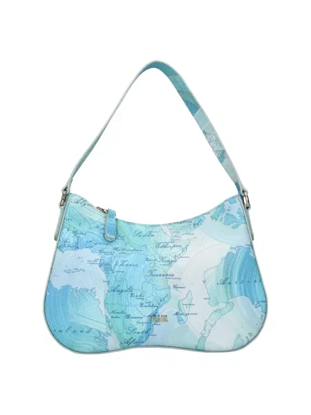 Torebka Alviero Martini 1a Classe skórzana niebieska