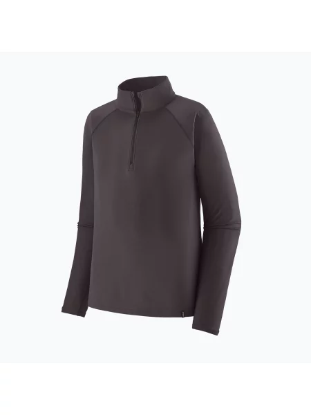 Termo mikina Patagonia Capilene Midweight Neck ink black černá