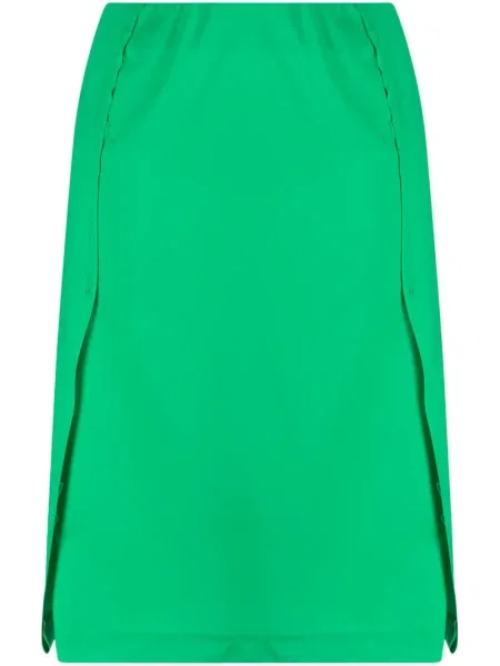 Spódnica plisowana Raf Simons do kolan zielona