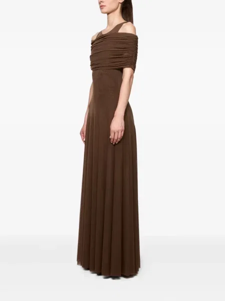 Rochie maxi Atu Body Couture de costum maro