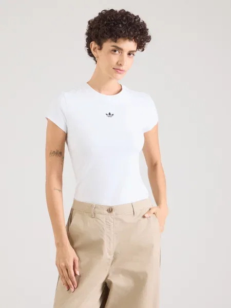 ADIDAS ORIGINALS Tričko ESS čierna biela