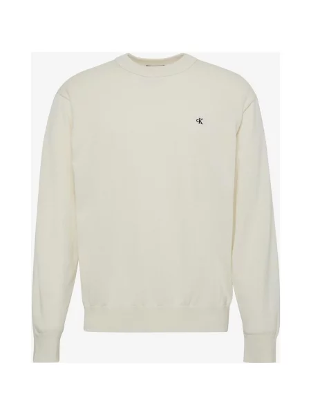 Koszulka Calvin Klein Classic Cotton kremowy S biały