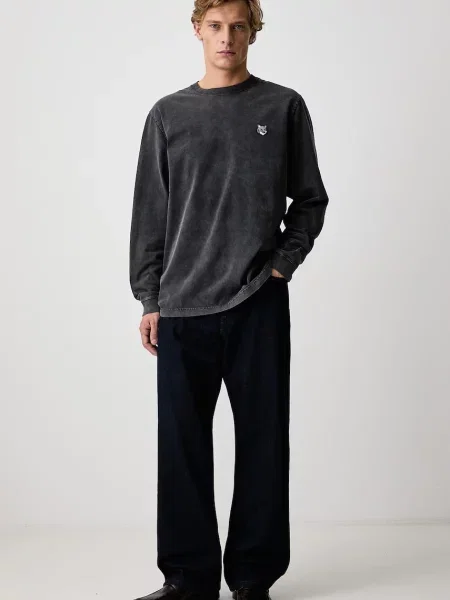 Koszulka Maison Kitsune czarna