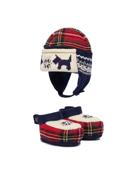 Σετ σκούφος και κάλτσες Polo Ralph Lauren Holiday Hat Boot Set Σκούρο μπλε