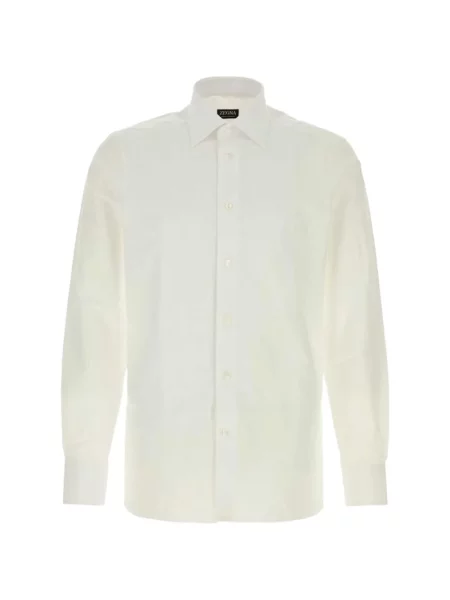 Cămașă Zegna din poplin alb