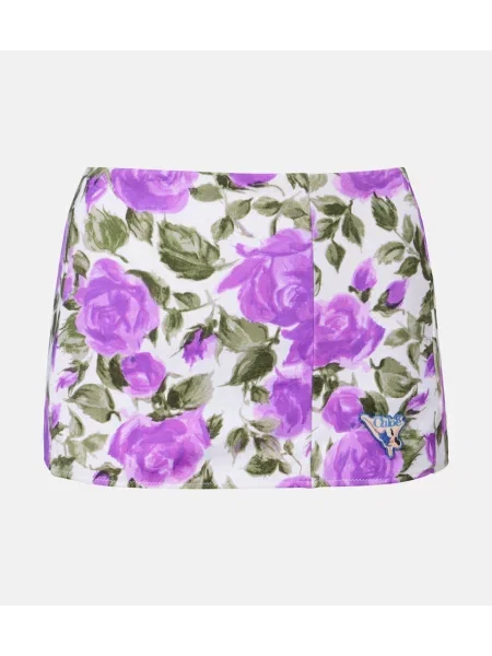 Bikini Chloé cu model floral violet