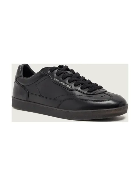 Sneakerși Karl Lagerfeld din piele negru