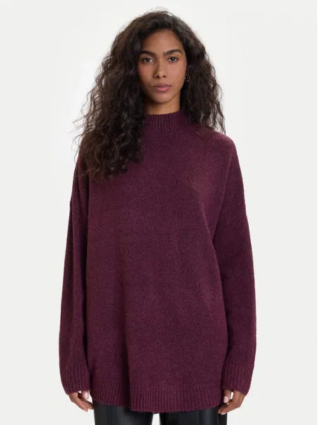 VERO MODA Pulover VMPLAZA vina ljubičasta