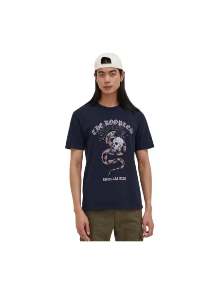 The Kooples t-shirt niebieska
