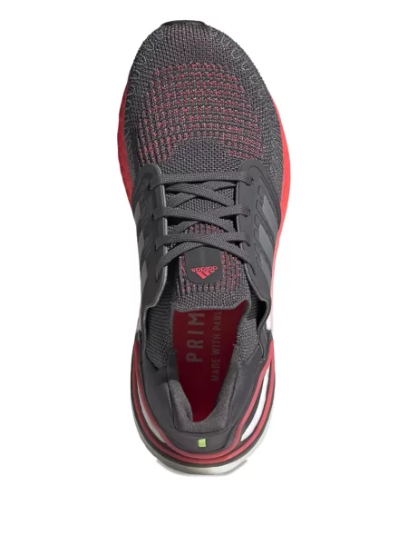 Top Adidas alergare cu decolteu în V alb