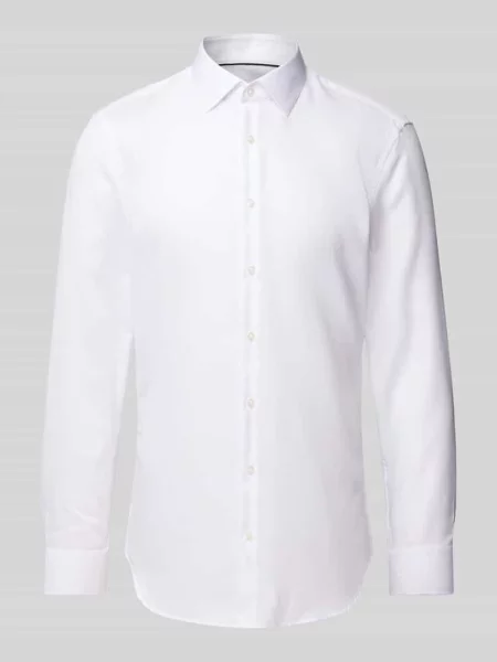 Koszula biznesowa o kroju super slim fit z listwą guzikową Jake*s biała