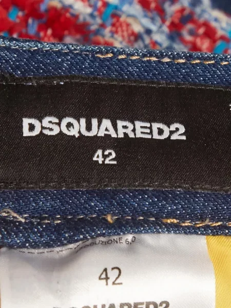 Mini sukňa Dsquared2 modrá
